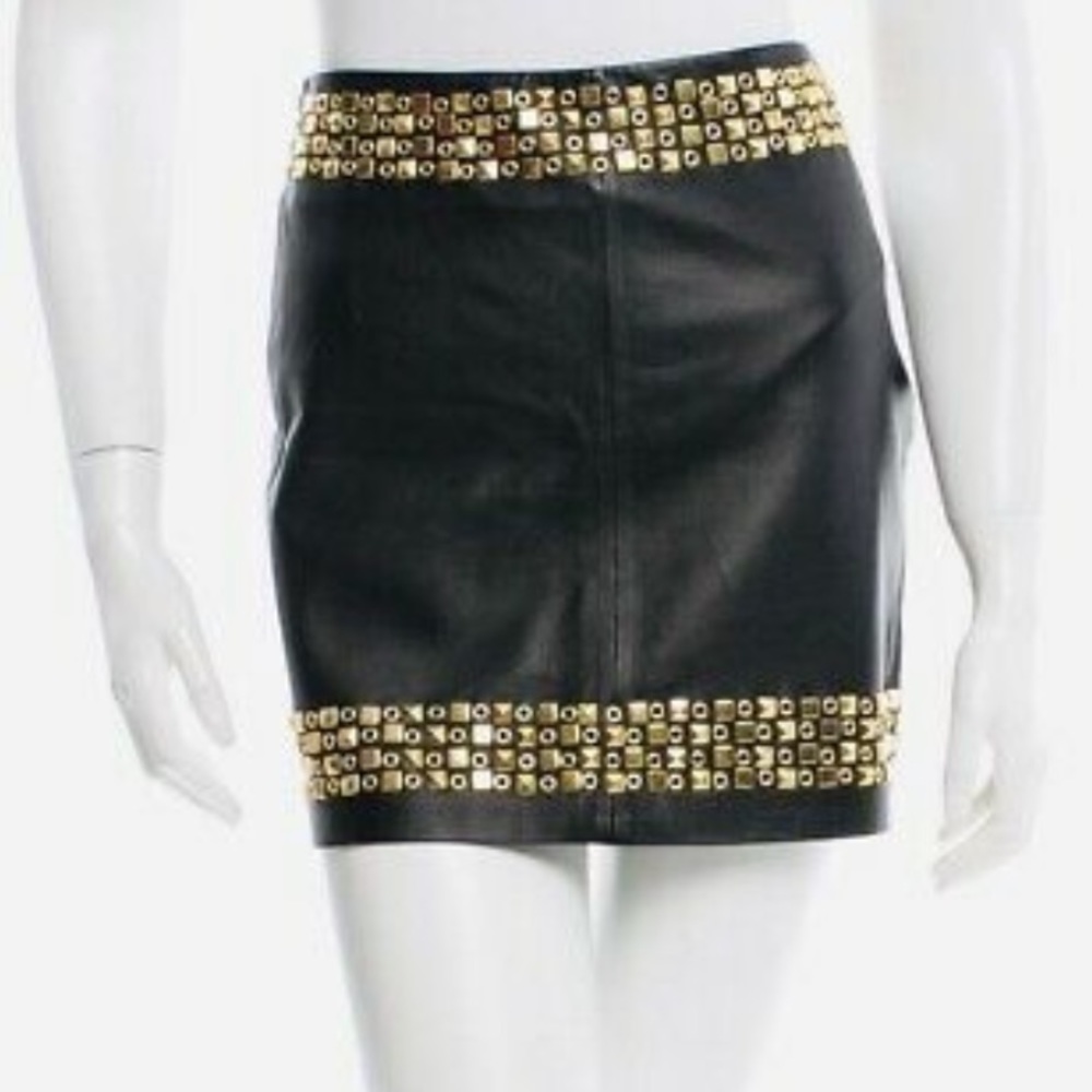 Tory Burch Leather Skirt - Picture 9 of 10